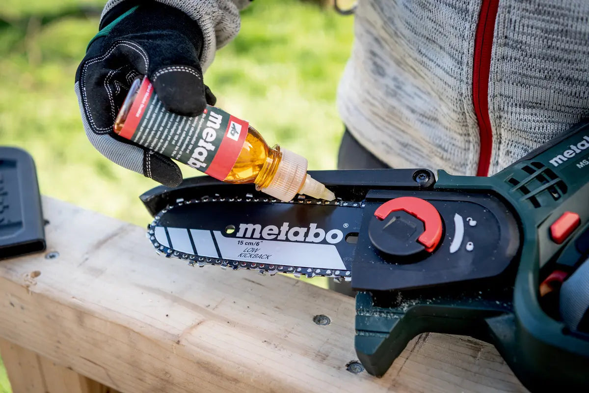 Metabo  Sega per potatura a batteria 18V 15 cm, 1x batteria 2,0 Ah, caricabatterie 600856500