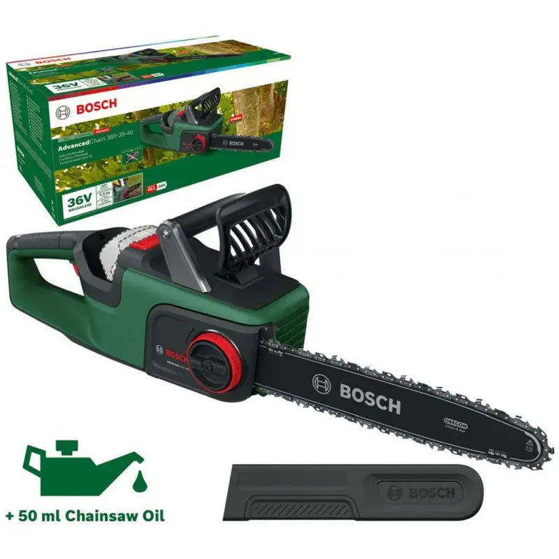 Bosch  Motosega AKU 36V 35 cm, senza batteria e caricabatterie 06008B8601