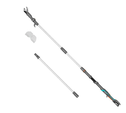 Gardena - troncarami telescopico AKU 18V HighCut 360/18V P4A, 1x batteria 2,0 Ah, caricabatterie 14776-20
