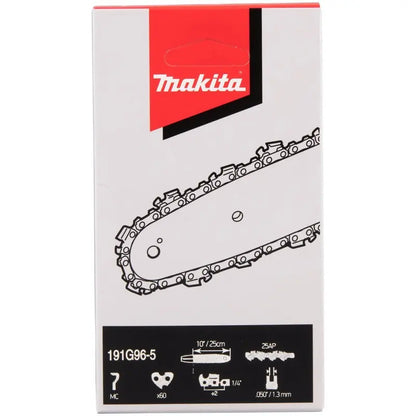 Makita Accessori - Catena di ricambio per sega, lunghezza 25 cm 191G96-5
