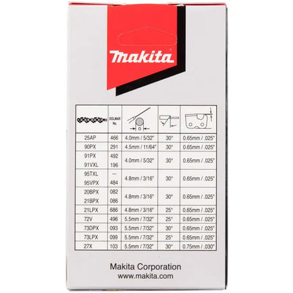 Makita Accessori - Catena di ricambio per sega, lunghezza 25 cm 191G96-5