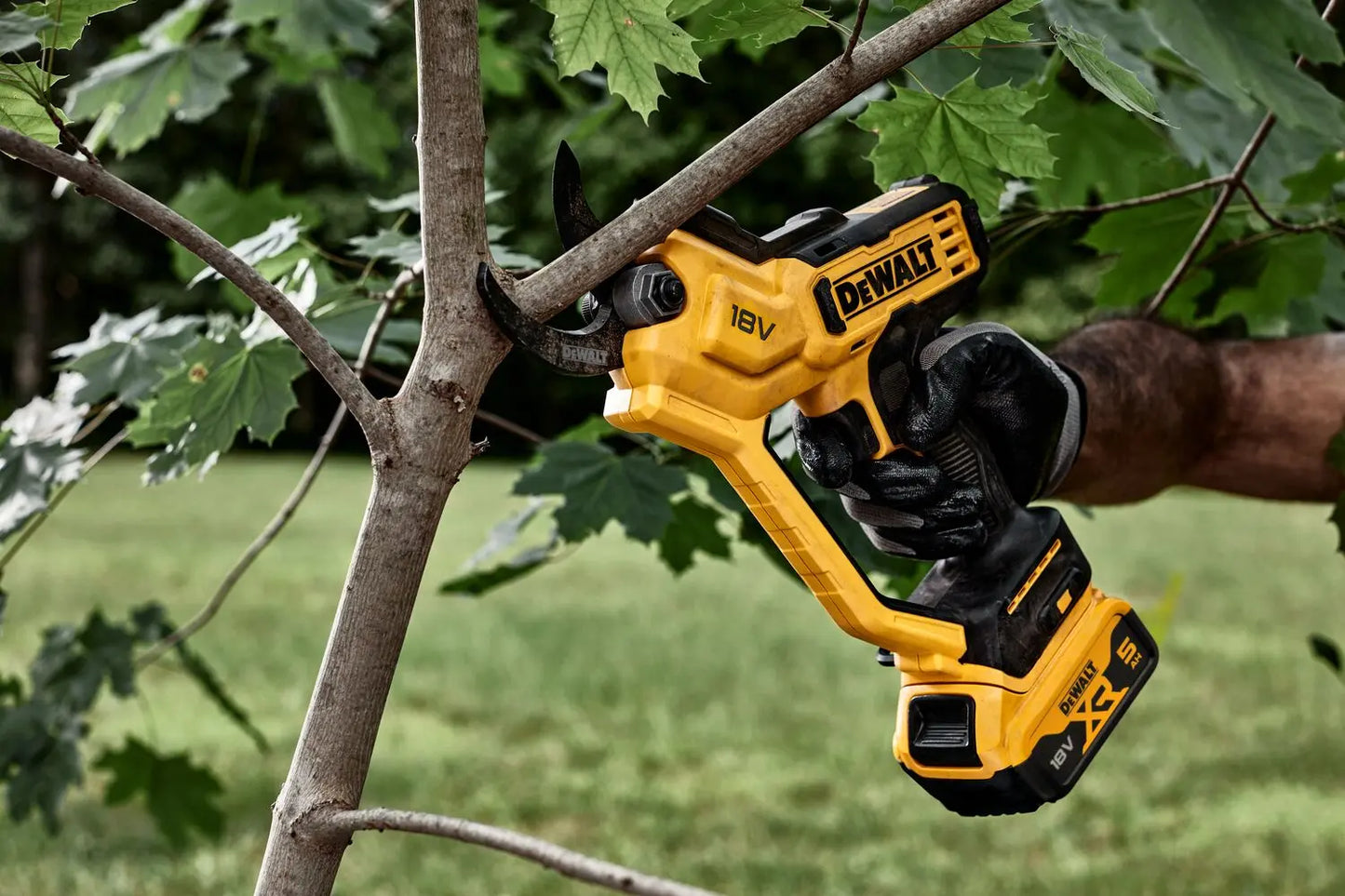 DeWALT Potatore a batteria 18V, 1x batteria 5,0 Ah XR, caricabatterie